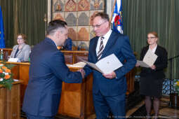 umk_9839.jpg-sesja, pierwsza, Rada Miasta Krakowa, IX kadencja, ślubowanie, radni, rajcy