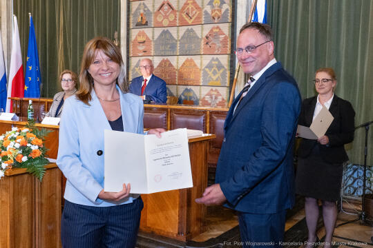 umk_9858.jpg-sesja, pierwsza, Rada Miasta Krakowa, IX kadencja, ślubowanie, radni, rajcy