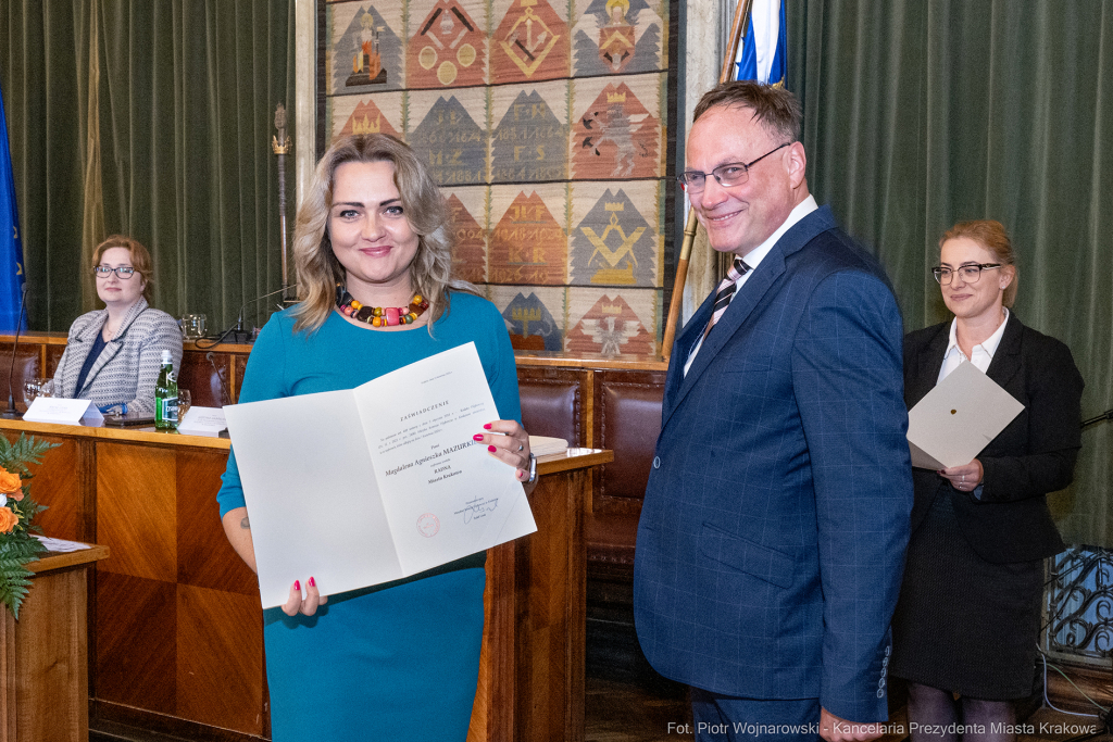 umk_9861.jpg-sesja, pierwsza, Rada Miasta Krakowa, IX kadencja, ślubowanie, radni, rajcy  Autor: P. Wojnarowski