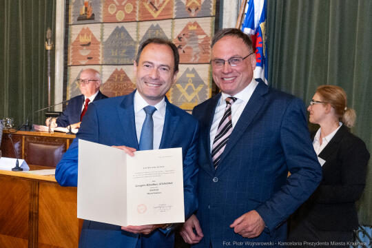 umk_9898.jpg-sesja, pierwsza, Rada Miasta Krakowa, IX kadencja, ślubowanie, radni, rajcy