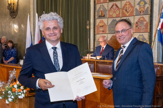 umk_9915.jpg-sesja, pierwsza, Rada Miasta Krakowa, IX kadencja, ślubowanie, radni, rajcy