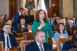 umk_9937.jpg-sesja, pierwsza, Rada Miasta Krakowa, IX kadencja, ślubowanie, radni, rajcy