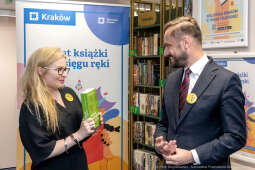 prezydent, Miszalski, Biblioteka Kraków, otwarcie, osiedle Gotyk, Meiera, Kosek, Polna