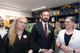 prezydent, Miszalski, Biblioteka Kraków, otwarcie, osiedle Gotyk, Meiera, Kosek, Polna