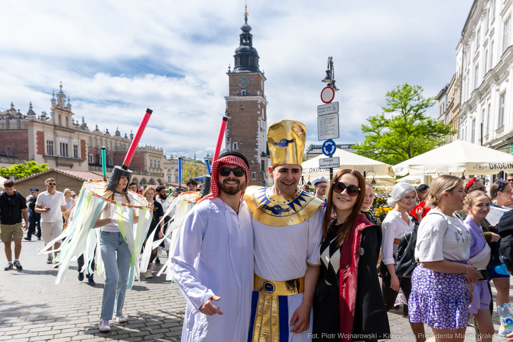 Prezydent, Miszalski, studenci, Juwenalia, przekazanie, klucze, klucz  Autor: P. Wojnarowski