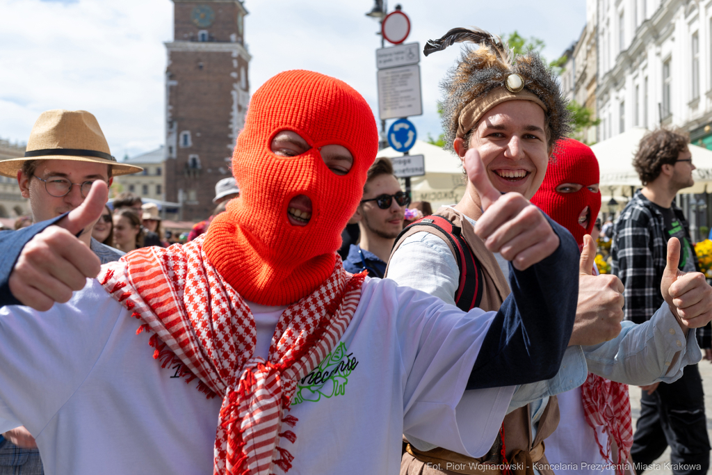 Prezydent, Miszalski, studenci, Juwenalia, przekazanie, klucze, klucz  Autor: P. Wojnarowski