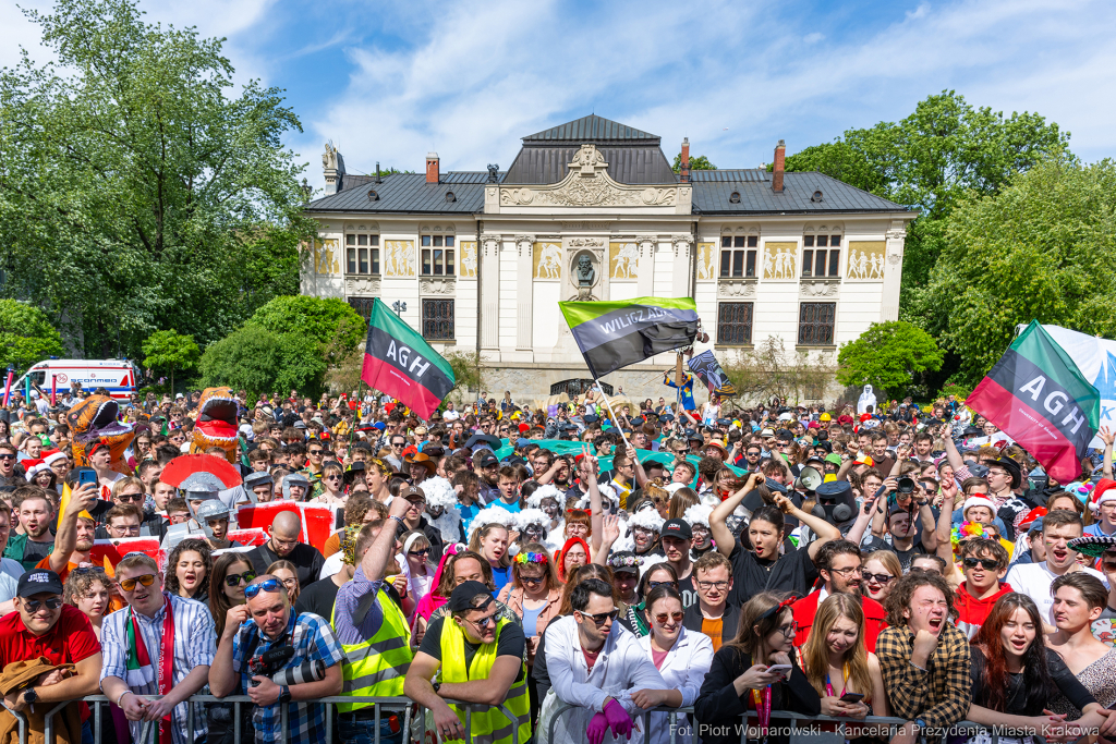 Prezydent, Miszalski, studenci, Juwenalia, przekazanie, klucze, klucz  Autor: P. Wojnarowski