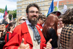 Prezydent, Miszalski, studenci, Juwenalia, przekazanie, klucze, klucz