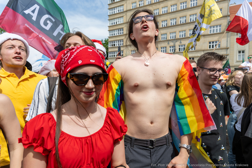 Prezydent, Miszalski, studenci, Juwenalia, przekazanie, klucze, klucz  Autor: P. Wojnarowski