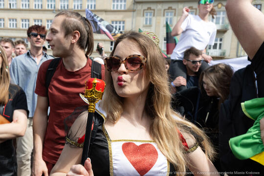 Prezydent, Miszalski, studenci, Juwenalia, przekazanie, klucze, klucz