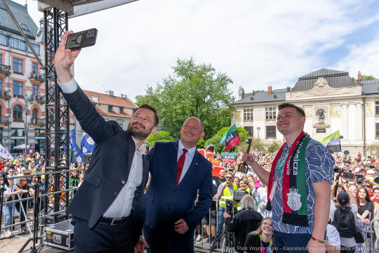 Prezydent, Miszalski, studenci, Juwenalia, przekazanie, klucze, klucz