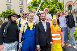 Prezydent, Miszalski, studenci, Juwenalia, przekazanie, klucze, klucz