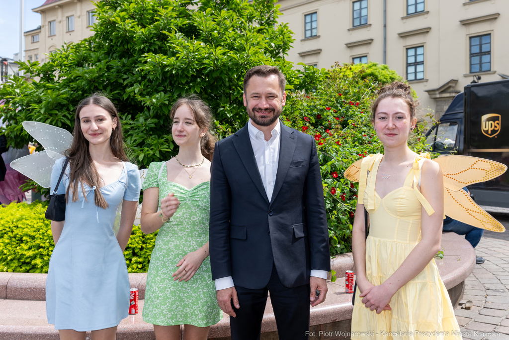 Prezydent, Miszalski, studenci, Juwenalia, przekazanie, klucze, klucz  Autor: P. Wojnarowski