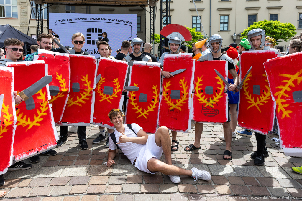 Prezydent, Miszalski, studenci, Juwenalia, przekazanie, klucze, klucz  Autor: P. Wojnarowski