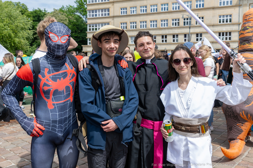 Prezydent, Miszalski, studenci, Juwenalia, przekazanie, klucze, klucz  Autor: P. Wojnarowski