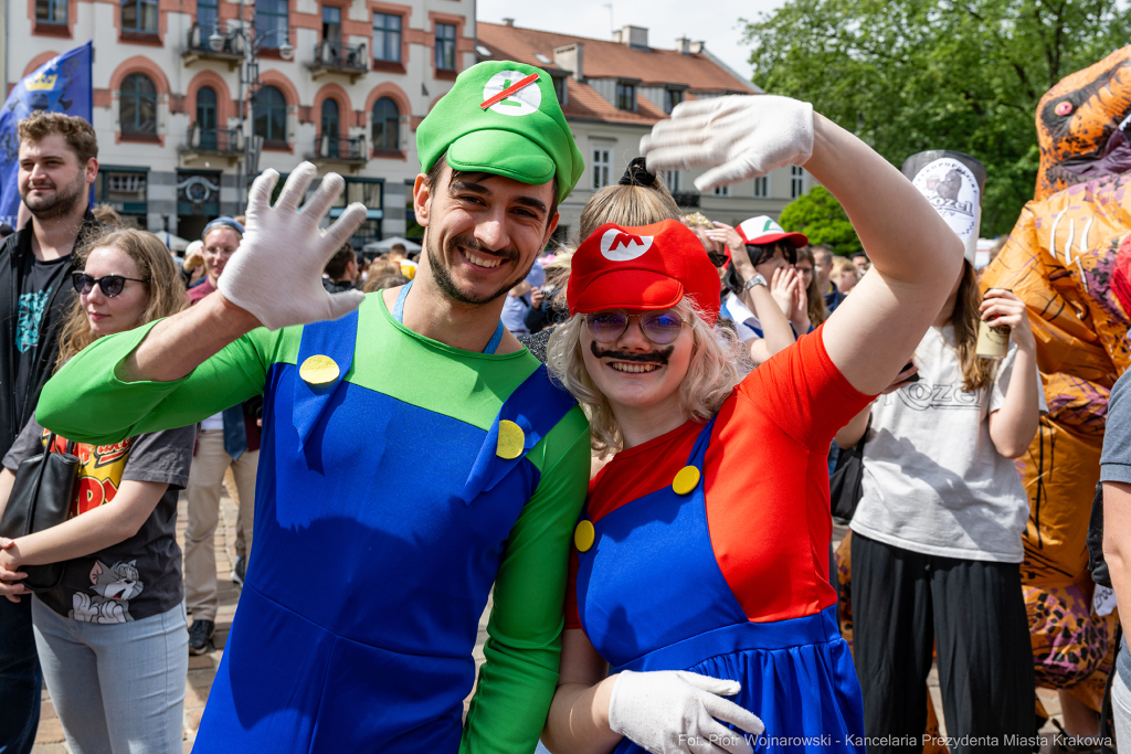 Prezydent, Miszalski, studenci, Juwenalia, przekazanie, klucze, klucz  Autor: P. Wojnarowski