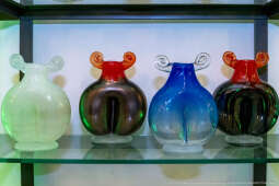 Prezydent, Miszalski, Krakowska Huta Szkła, wernisaż, wystawa, Eksperyment, szkło, szklane