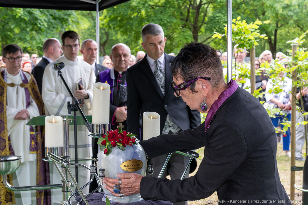 Prezydent, Miszalski, Duda, pogrzeb, Jacek Zieliński, Skald, Rakowicki, cmentarz, Andrzej Zielińsk  Autor: P. Wojnarowski