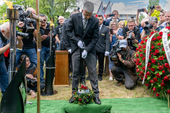 Prezydent, Miszalski, Duda, pogrzeb, Jacek Zieliński, Skald, Rakowicki, cmentarz, Andrzej Zielińsk