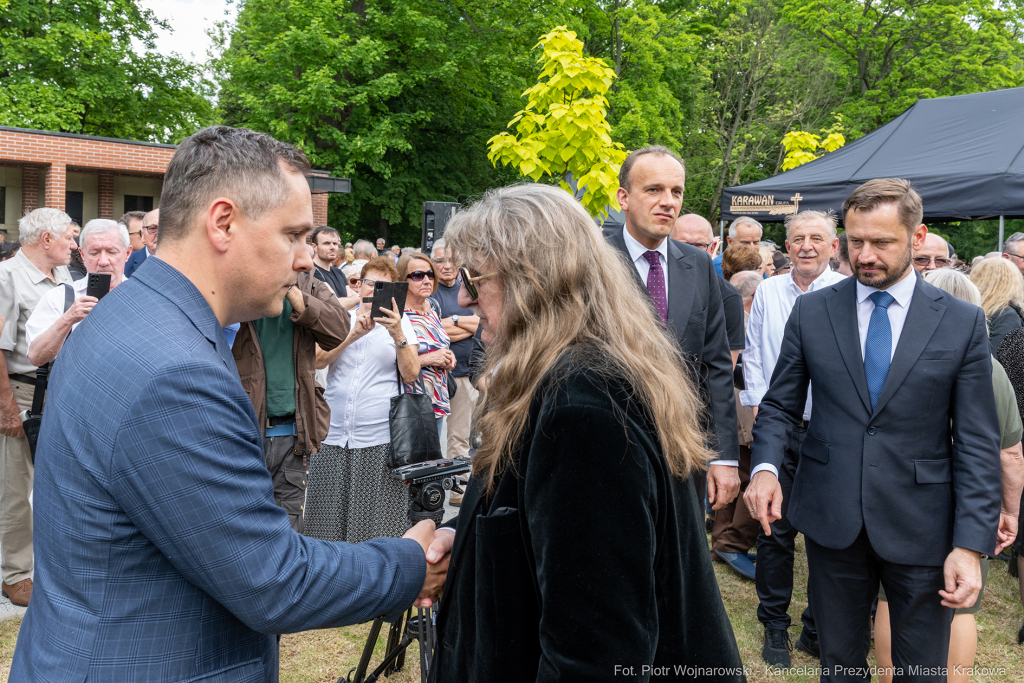 Prezydent, Miszalski, Duda, pogrzeb, Jacek Zieliński, Skald, Rakowicki, cmentarz, Andrzej Zielińsk  Autor: P. Wojnarowski