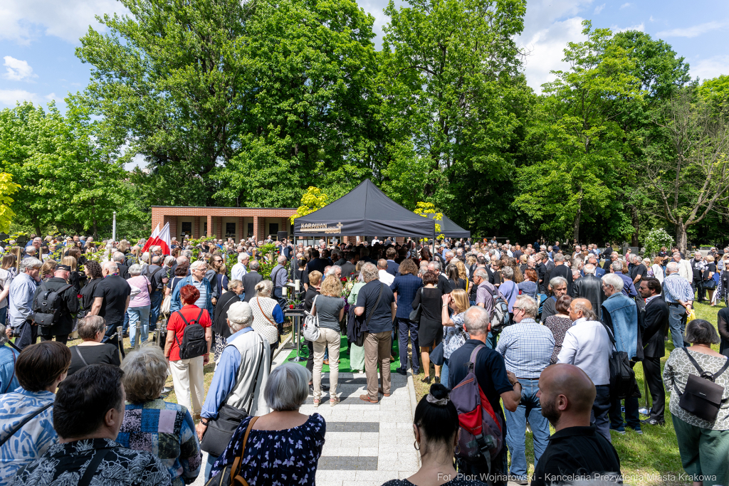 Prezydent, Miszalski, Duda, pogrzeb, Jacek Zieliński, Skald, Rakowicki, cmentarz, Andrzej Zielińsk  Autor: P. Wojnarowski