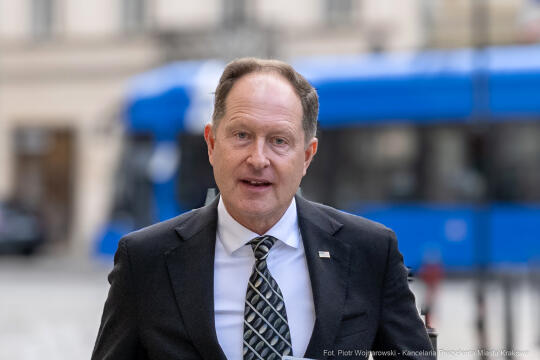 Prezydent, Miszalski, Mark Brzezinski, ambasador USA, spotkanie, Kraków