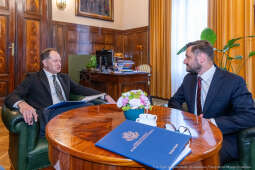 Prezydent, Miszalski, Mark Brzezinski, ambasador USA, spotkanie, Kraków