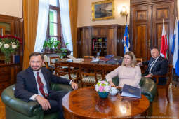 Prezydent, Miszalski, Mark Brzezinski, ambasador USA, spotkanie, Kraków