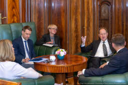 Prezydent, Miszalski, Mark Brzezinski, ambasador USA, spotkanie, Kraków