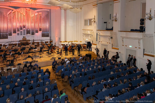Prezydent, Miszalski, Mark Brzezinski, ambasador USA, Kraków, FMF, Festiwal Muzyki Filmowej, otwarc
