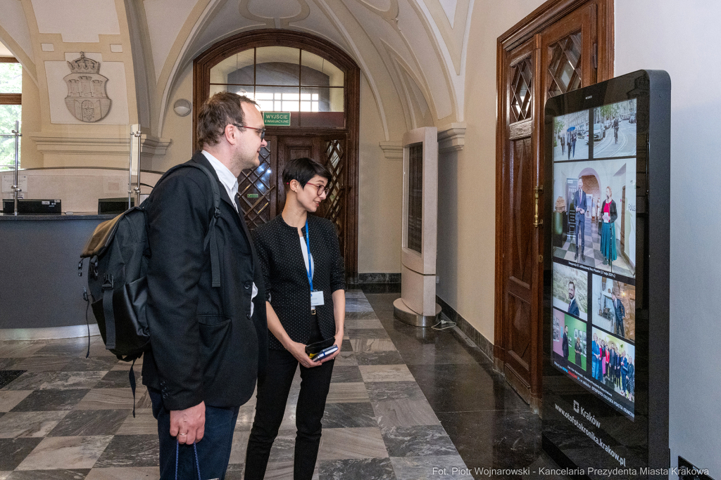 Andrij Moskalenko, Wicemer Lwowa, Stanisław Mazur, I Zastępca Prezydenta Krakowa spotkanie, Krakó  Autor: P. Wojnarowski