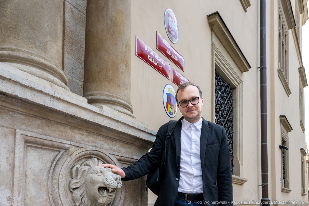 Andrij Moskalenko, Wicemer Lwowa, Stanisław Mazur, I Zastępca Prezydenta Krakowa spotkanie, Krakó  Autor: P. Wojnarowski