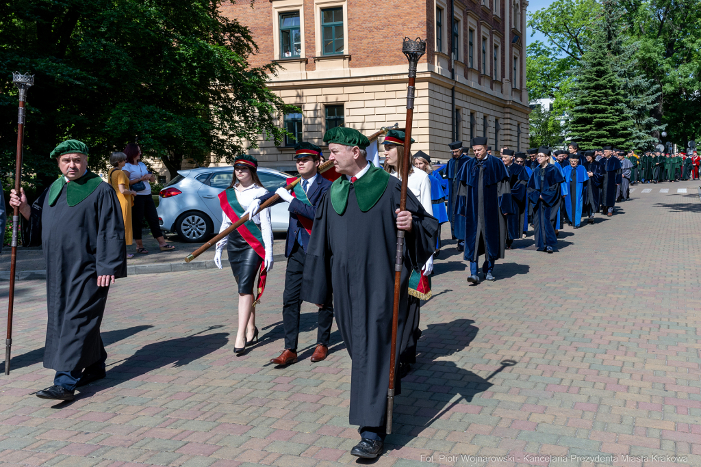 Miszalski, Mazur, Uniwersytet Ekonomiczny, doktorat, uroczystość  Autor: P. Wojnarowski