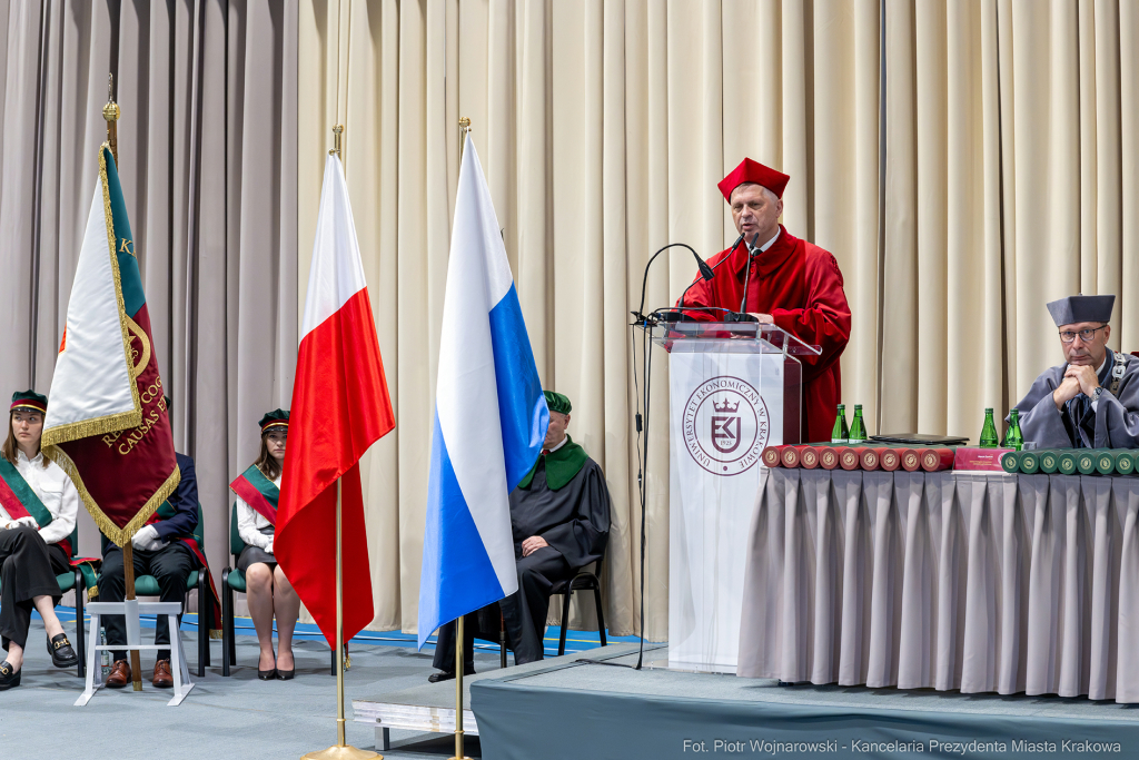 Miszalski, Mazur, Uniwersytet Ekonomiczny, doktorat, uroczystość  Autor: P. Wojnarowski