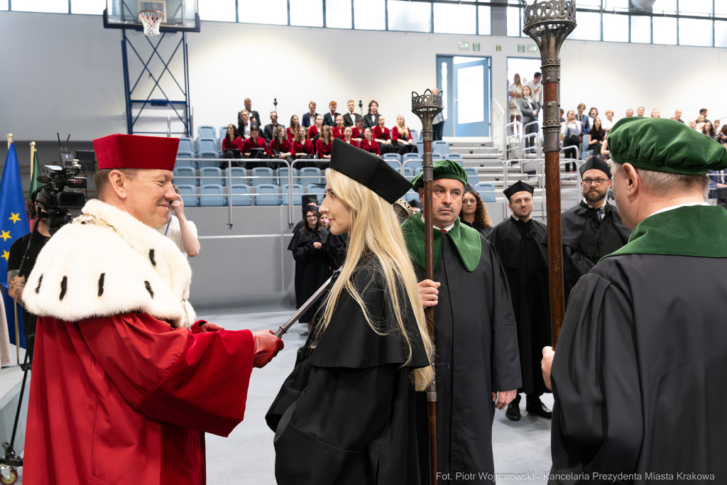 Miszalski, Mazur, Uniwersytet Ekonomiczny, doktorat, uroczystość  Autor: P. Wojnarowski