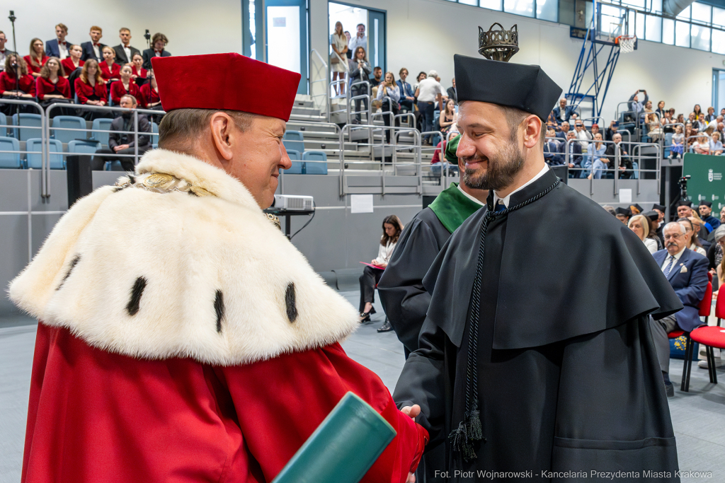 Miszalski, Mazur, Uniwersytet Ekonomiczny, doktorat, uroczystość  Autor: P. Wojnarowski