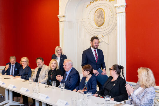 instytucje kultury, spotkanie, Miszalski, prezydent, dyrektorzy