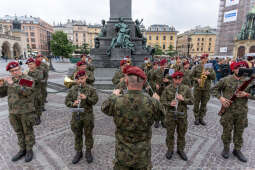 Miszalski, prezydent, obchody, Dzień Wolności i Praw Obywatelskich, obchody, Rynek, korowód, Drze