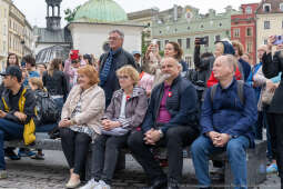 Miszalski, prezydent, obchody, Dzień Wolności i Praw Obywatelskich, obchody, Rynek, korowód, Drze