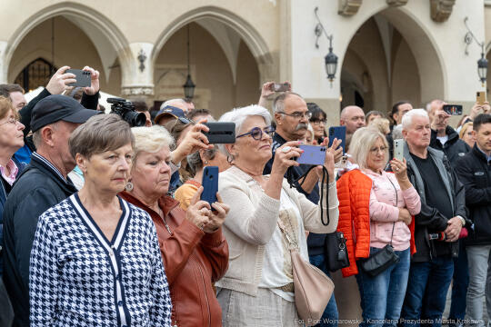 Miszalski, prezydent, obchody, Dzień Wolności i Praw Obywatelskich, obchody, Rynek, korowód, Drze