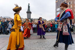 Miszalski, prezydent, obchody, Dzień Wolności i Praw Obywatelskich, obchody, Rynek, korowód, Drze