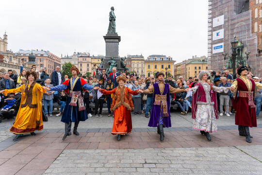 Miszalski, prezydent, obchody, Dzień Wolności i Praw Obywatelskich, obchody, Rynek, korowód, Drze