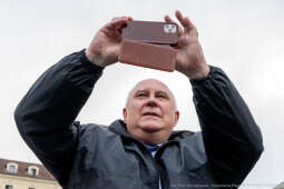 Miszalski, prezydent, obchody, Dzień Wolności i Praw Obywatelskich, obchody, Rynek, korowód, Drze