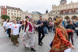 Miszalski, prezydent, obchody, Dzień Wolności i Praw Obywatelskich, obchody, Rynek, korowód, Drze