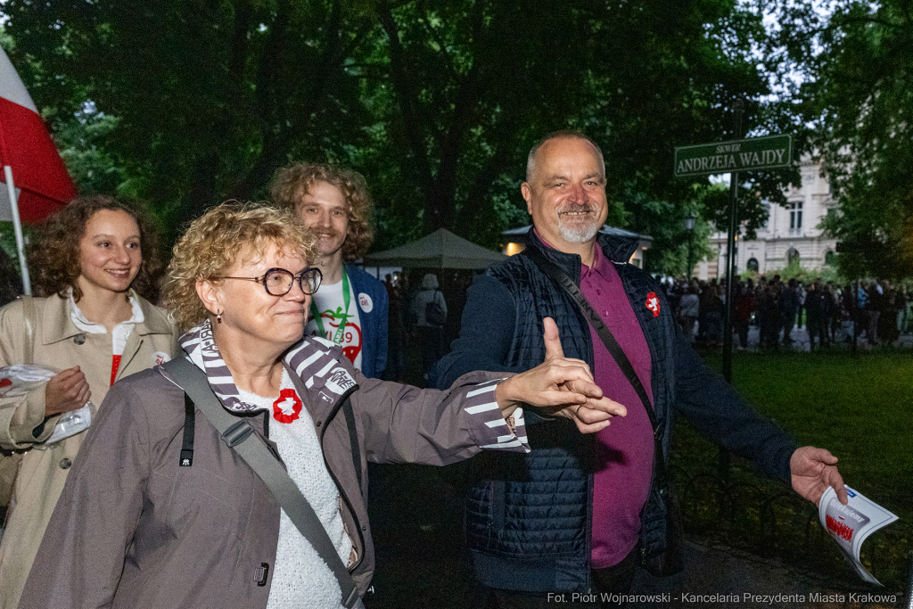 Miszalski, prezydent, obchody, Dzień Wolności i Praw Obywatelskich, obchody, Rynek, korowód, Drze  Autor: P. Wojnarowski