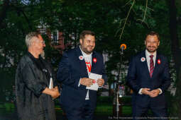 Miszalski, prezydent, obchody, Dzień Wolności i Praw Obywatelskich, obchody, Rynek, korowód, Drze