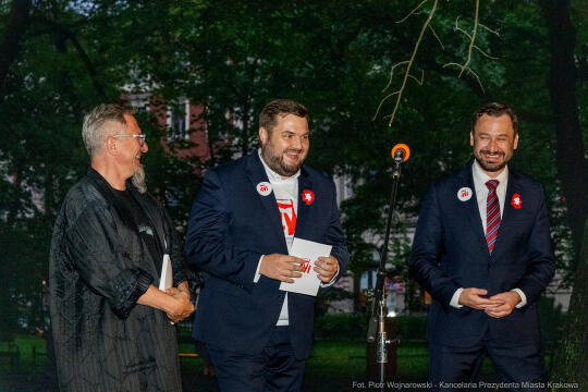 Miszalski, prezydent, obchody, Dzień Wolności i Praw Obywatelskich, obchody, Rynek, korowód, Drze