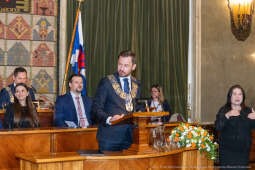 Dymna Anna, Miszalski Aleksander, prezydent, przewodniczący, spotkanie, Kosek Jakub, Honorowa Obywa