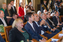 Dymna Anna, Miszalski Aleksander, prezydent, przewodniczący, spotkanie, Kosek Jakub, Honorowa Obywa