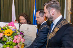 Dymna Anna, Miszalski Aleksander, prezydent, przewodniczący, spotkanie, Kosek Jakub, Honorowa Obywa